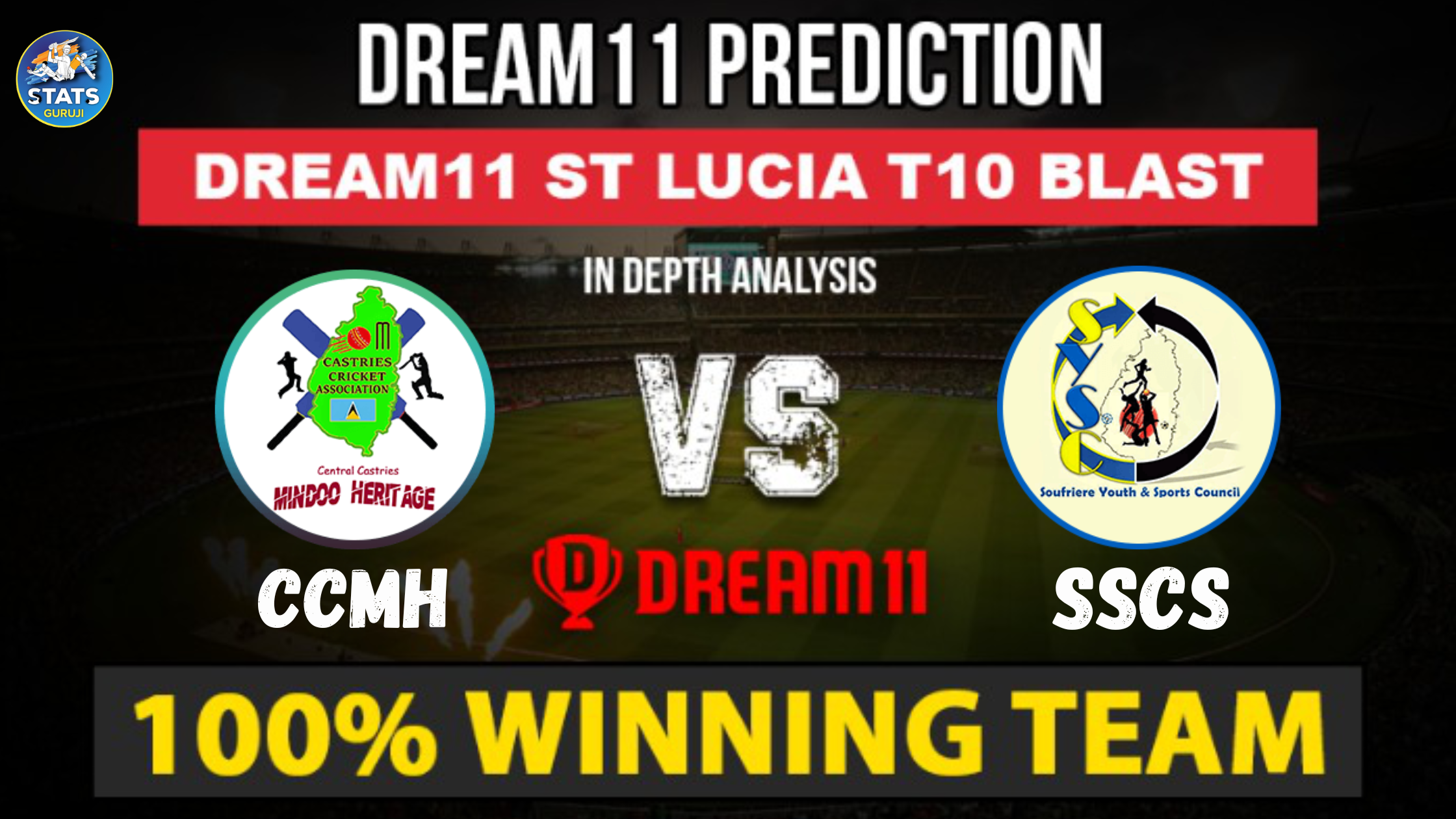 CCMH vs SSCS Dream11 Prediction