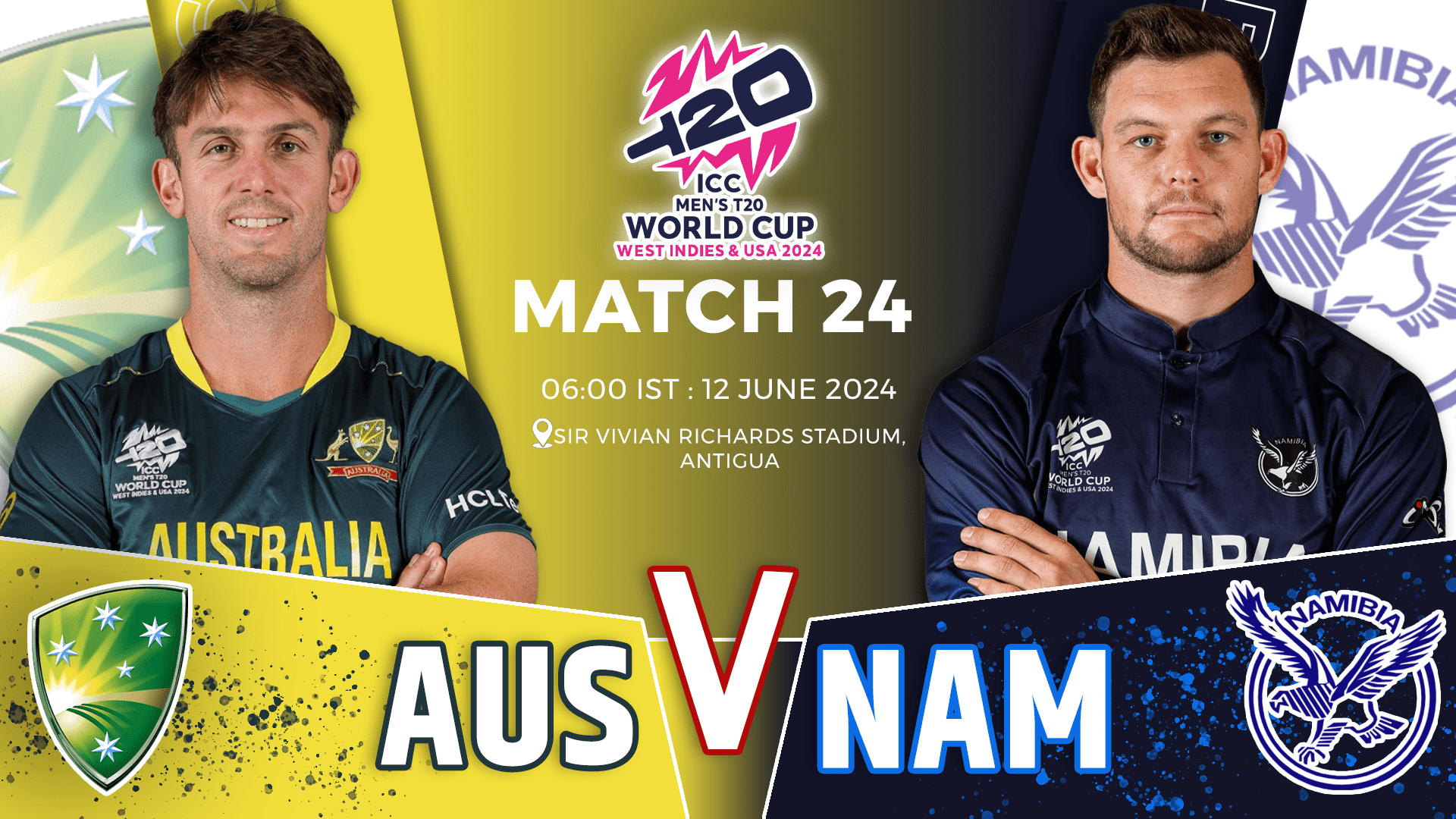 AUS vs NAM Dream11 Prediction,