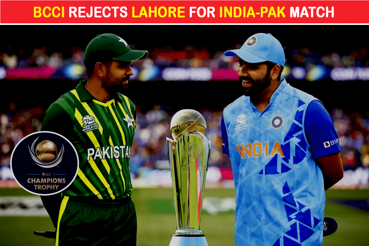 BCCI rejects Lahore for India-Pak match