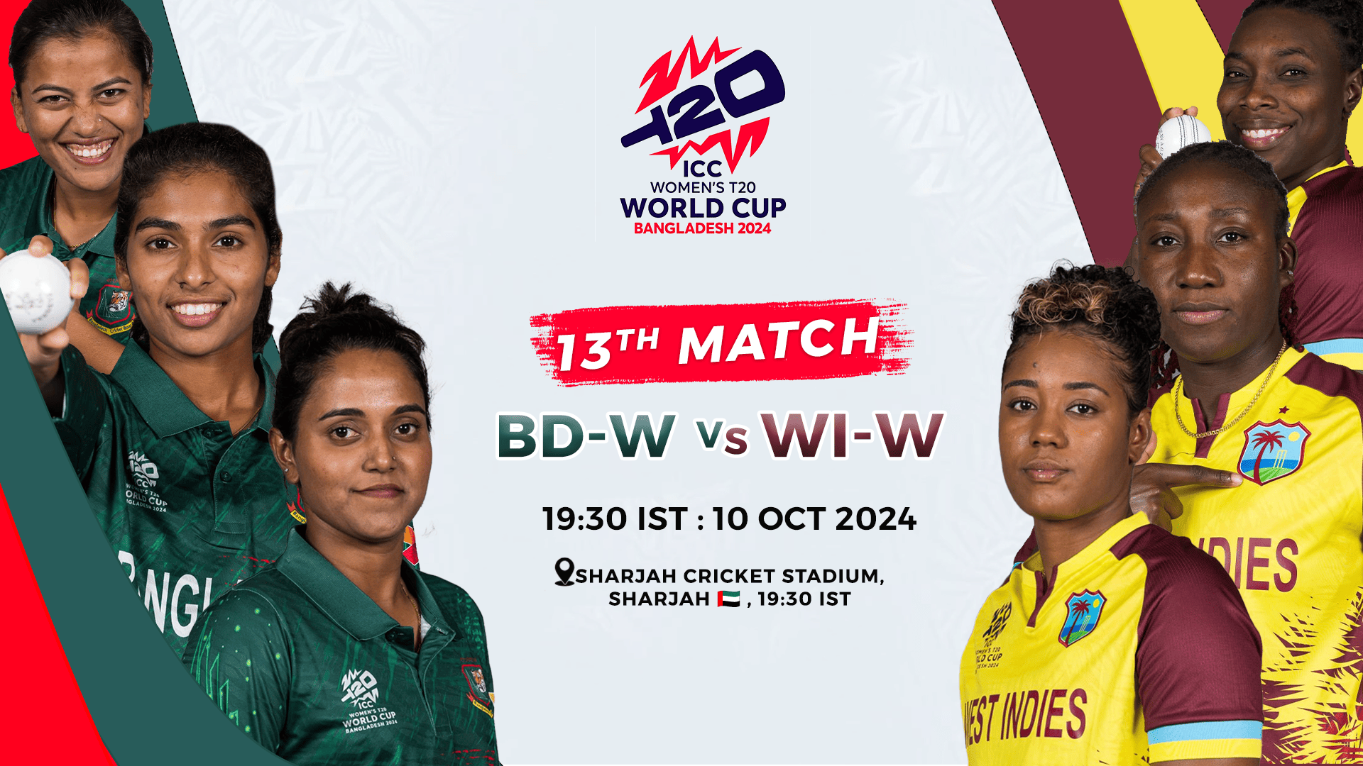 BAN-W vs WI-W Dream11 Prediction,