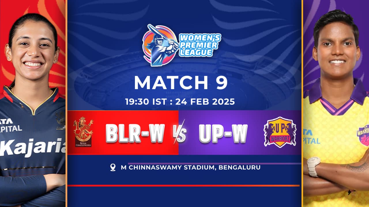 BLR-W vs UP-W Dream11 Prediction,