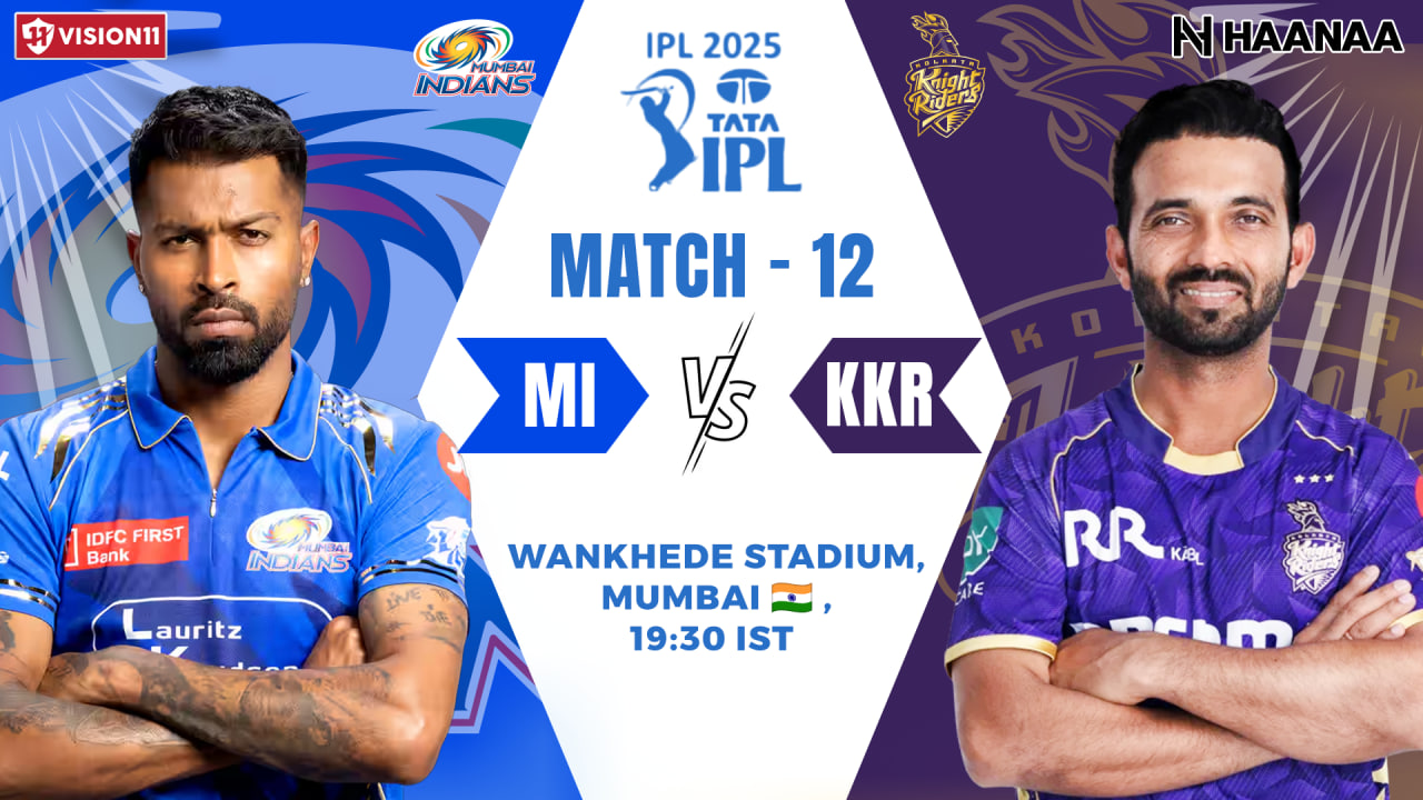 MI vs KKR Dream11 Prediction,