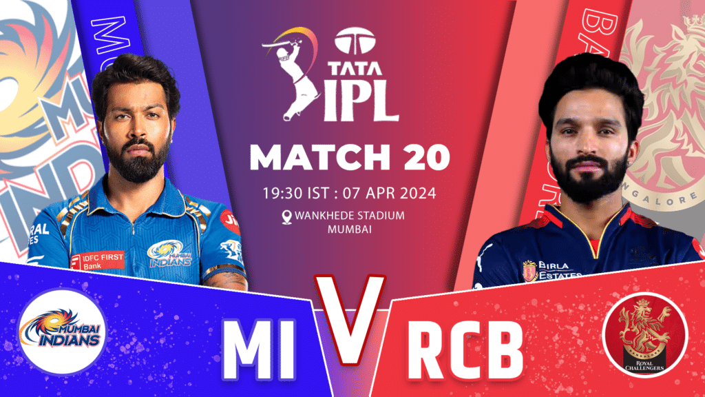 MI vs RCB Dream11 Prediction, Pitch Report, Playing XI, Player Stats & C/VC  | 20th Match IPL 2025 - Stats Guruji
