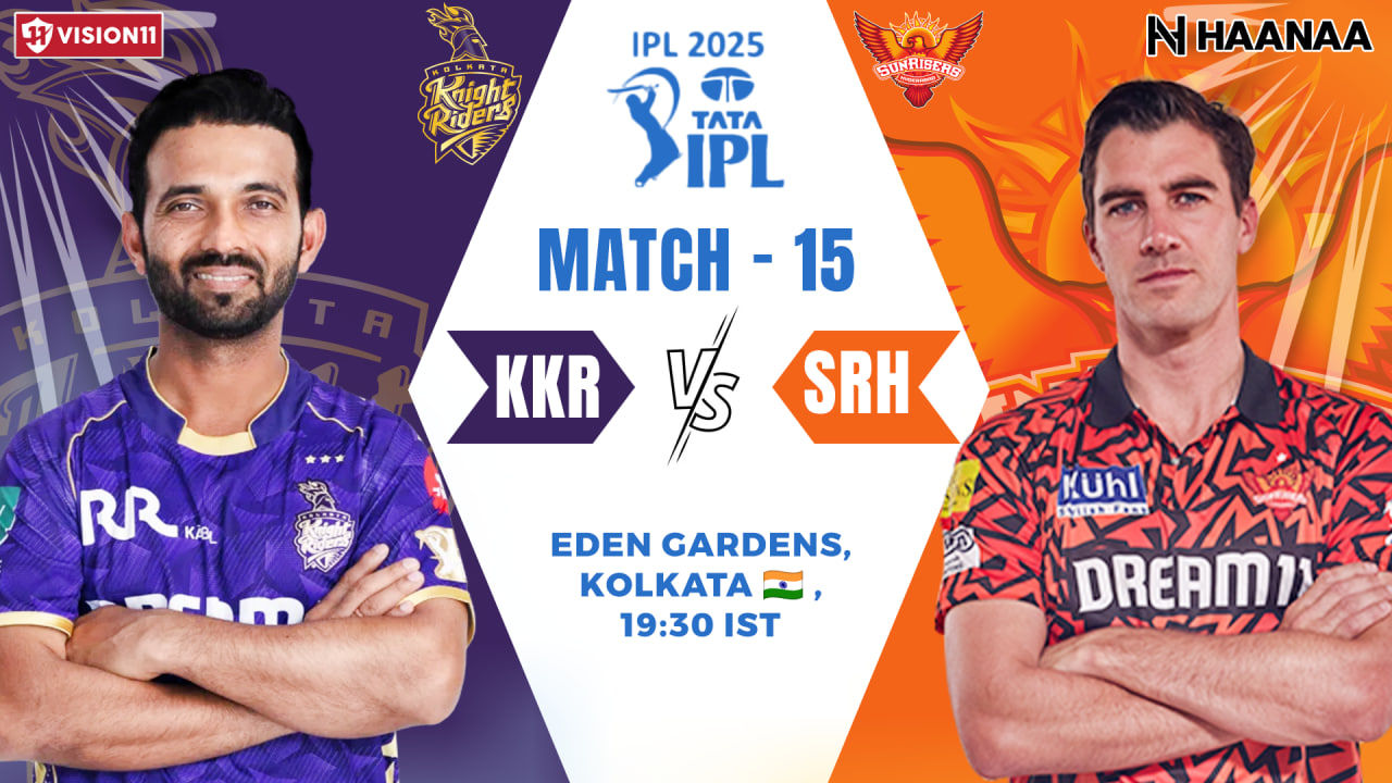 KKR vs SRH Dream11 Prediction,