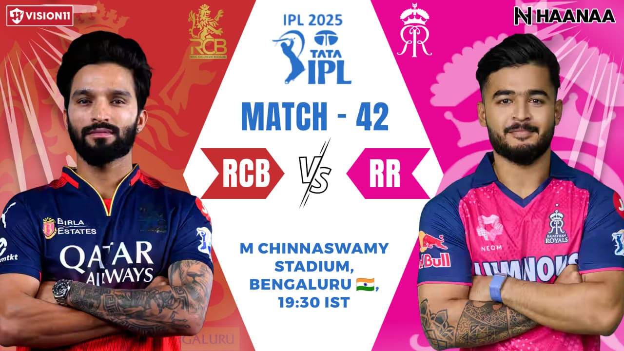 RCB vs RR Dream11 Prediction,