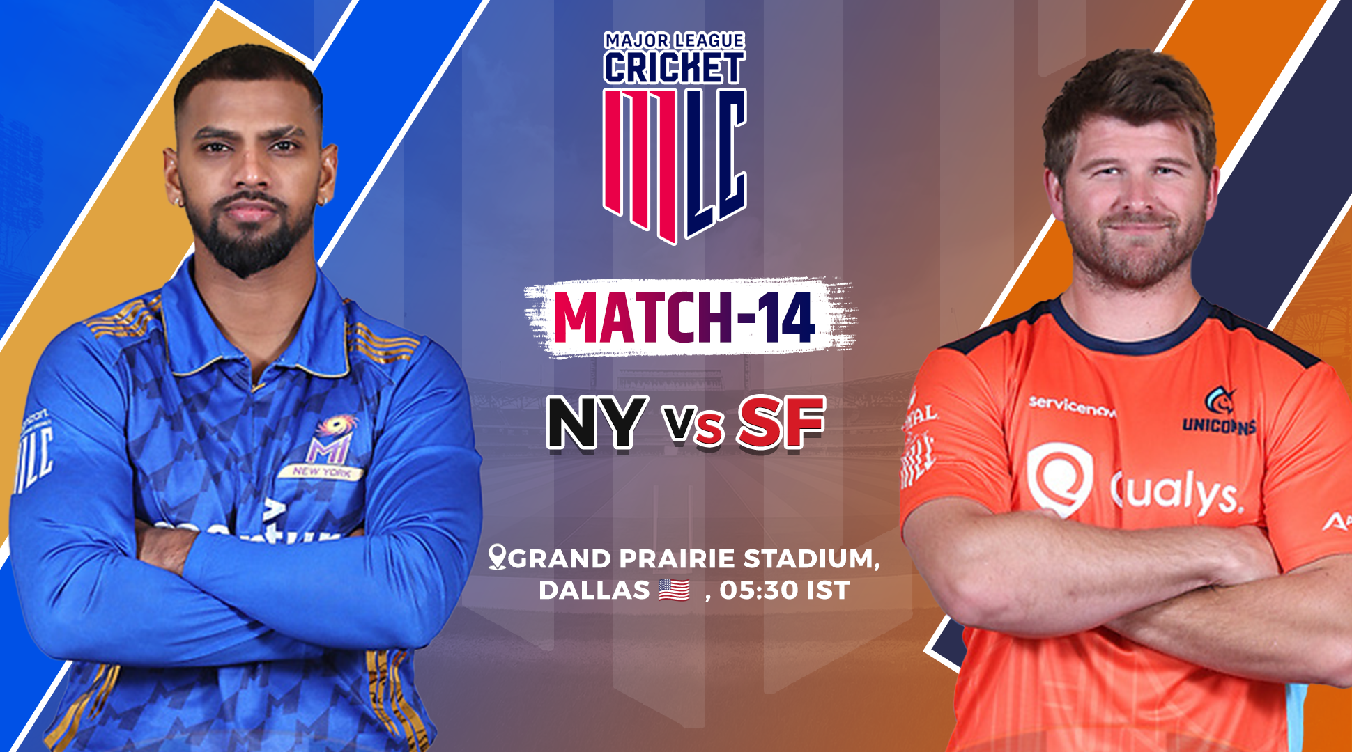 NY vs SF Dream11 Prediction,
