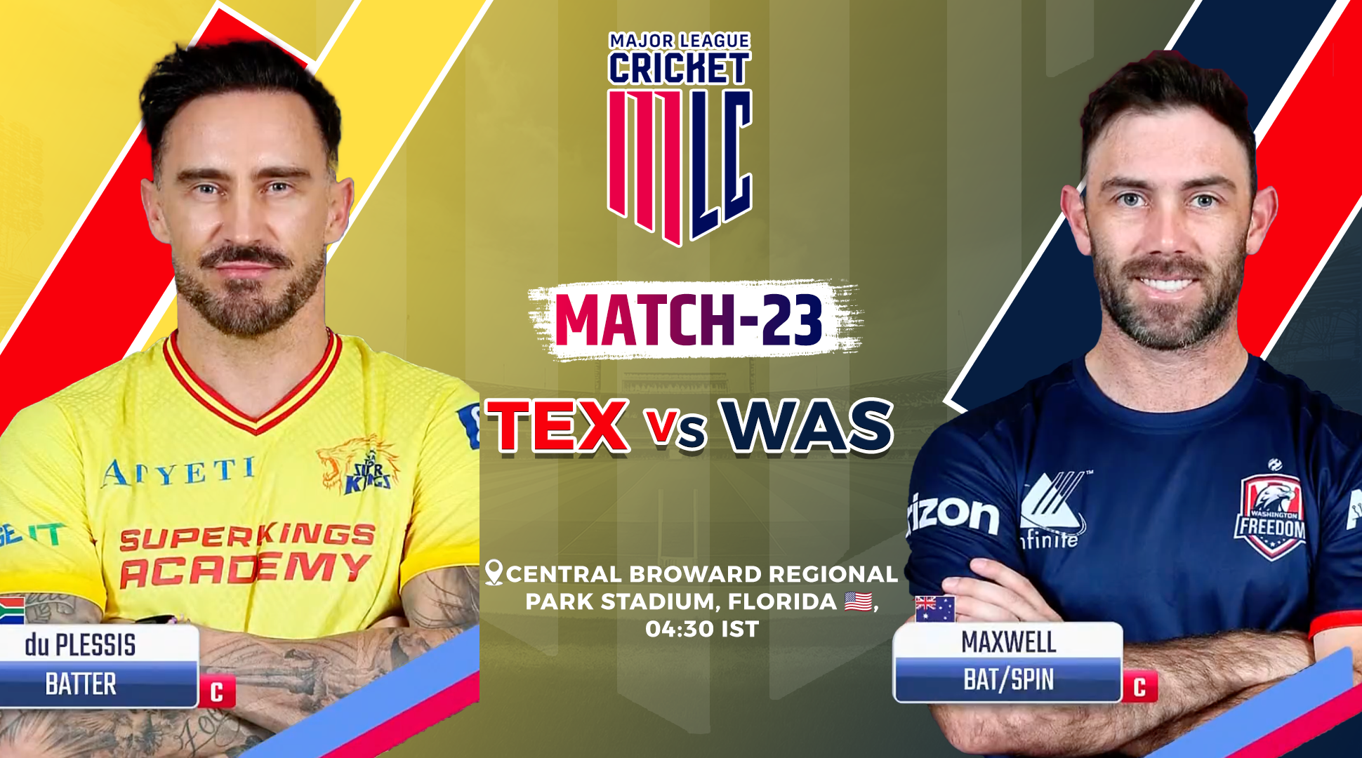 TEX vs WAS Dream11 Prediction,